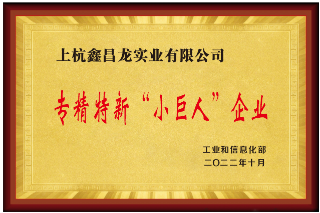 國家級專精特新“小巨人”企業